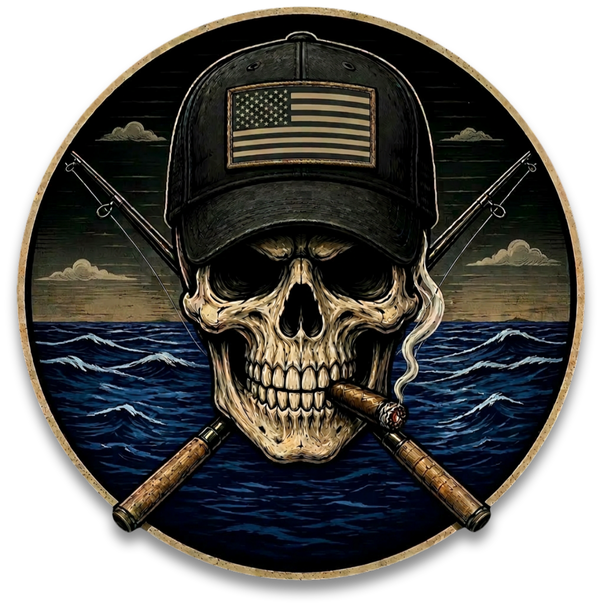 Veterans, Fishing & Cigars Official Logo